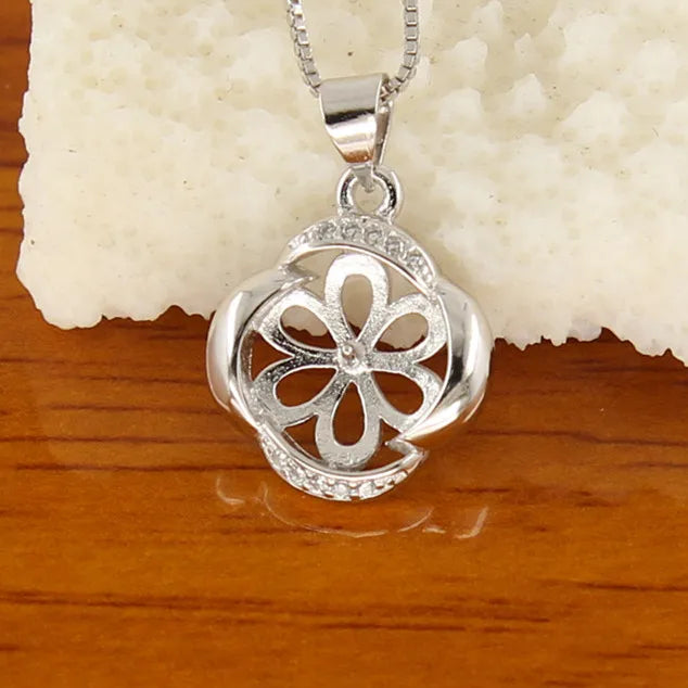 DIY Pendant Base Mountings for Crystals Stones Agate Coral