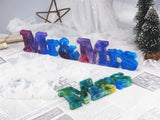 Letter Silicone Mold Mr Mrs Crystal Resin Decoration