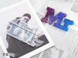 Letter Silicone Mold Mr Mrs Crystal Resin Decoration