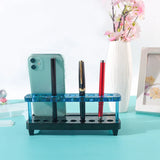DIY Pen Holder Silicone Mold Mobile Phone Stand Desktop Storage Resin Mold