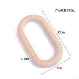 Natural Baby Molar Toys Beech Chain Link Bohemian Style Crafts
