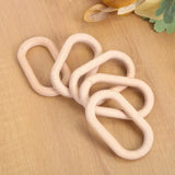 Natural Baby Molar Toys Beech Chain Link Bohemian Style Crafts