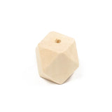 Eco-Friendly Octagonal Wooden Beads for Crafts and Jewelry Making