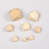 Eco-Friendly Octagonal Wooden Beads for Crafts and Jewelry Making