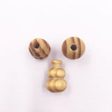 Natural Wood Beads Gourd Shape Spacer Beads 26mmX16mm 20Pcs