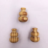 Natural Wood Beads Gourd Shape Spacer Beads 26mmX16mm 20Pcs