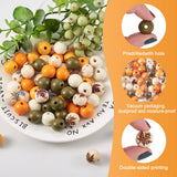 DIY Maple Leaf Plaid Wooden Beads for Jewelry Making