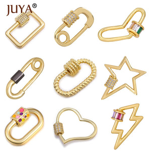 Copper Spiral Clasps for Jewelry Making