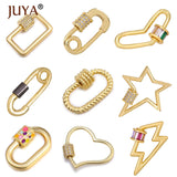 Copper Spiral Clasps for Jewelry Making