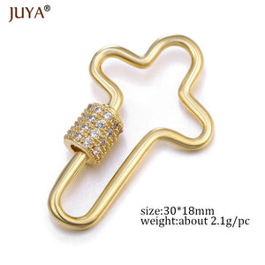 Copper Spiral Clasps for Jewelry Making