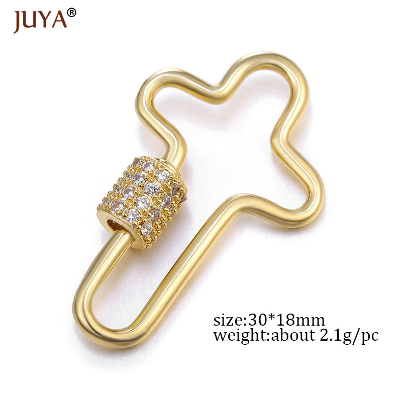 Copper Spiral Clasps for Jewelry Making