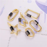 Copper Spiral Clasps for Jewelry Making