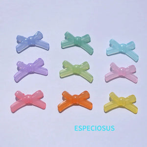 DIY Necklace Making Department - Bow Charms Pendants Big Acrylic Beads 34*19MM