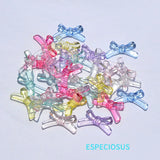 DIY Necklace Making Department - Bow Charms Pendants Big Acrylic Beads 34*19MM