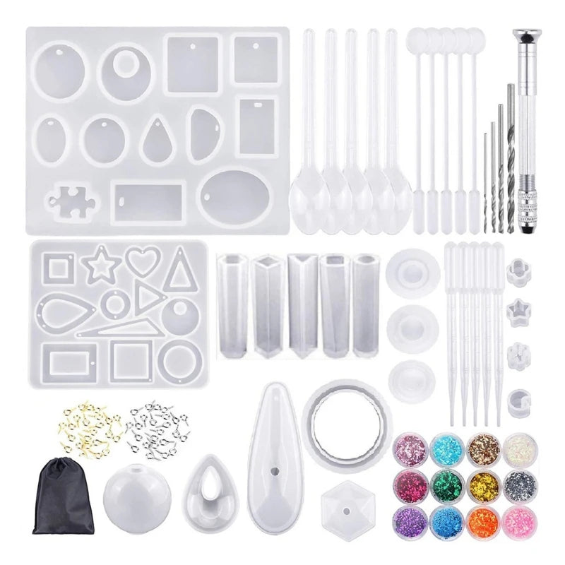 DIY Necklace Pendant Casting Silicone Mould Jewelry Making Tool