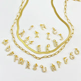 Women Initial Letter Pendant Layered Chain Neck Choker