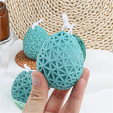 Easter Geometric Eggs Silicone Candle Mold DIY Decoration