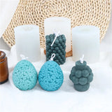 Easter Geometric Eggs Silicone Candle Mold DIY Decoration