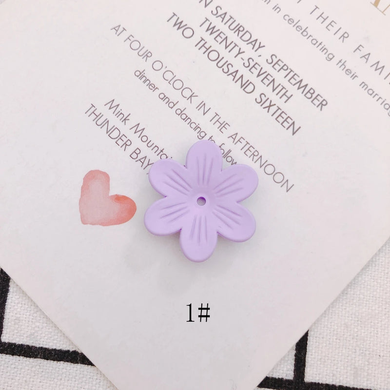 Resin Flower Child Hairpin Headdress Earring Kit