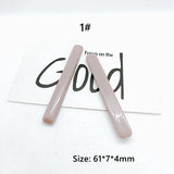 10pcs Retro Acrylic/Resin Wild Long Strip Earrings Hairpin Jewelry