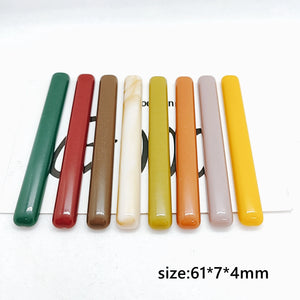 10pcs Retro Acrylic/Resin Wild Long Strip Earrings Hairpin Jewelry
