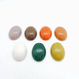 10pcs Oval Patch Earrings Resin/acrylic DIY Kit