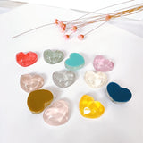 10pcs Water Wave Light Resin Love Earrings Patch