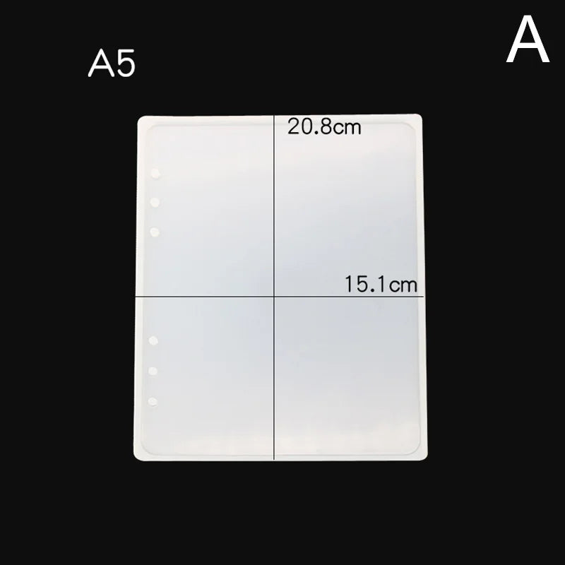 Notebook Cover Resin Mold Crystal UV Epoxy Silicone
