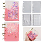 DIY Notebook Cover Resin Mold Kit Crystal UV Epoxy Resin Molds
