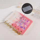 DIY Notebook Cover Resin Mold Kit Crystal UV Epoxy Resin Molds