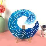 Ocean Wave Wall Pendant Silicone Mold