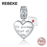 925 Sterling Silver Love Cross Pendant Necklace for Women