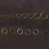 DIY Ornament Material Jump Ring Flat Mouth Hoop Earrings Necklace Accessories