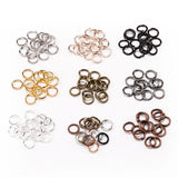 DIY Ornament Material Jump Ring Flat Mouth Hoop Earrings Necklace Accessories