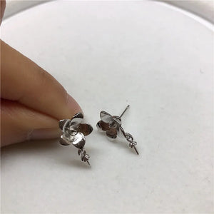DIY Party Hot Flower Earrings Mountings Accessories Findings Jewelry Settings