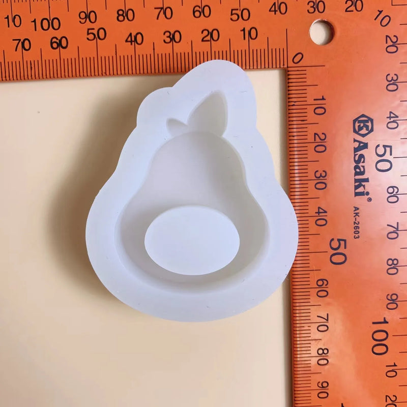 DIY Pear Shaker Mold Silicone Epoxy Resin Molds Jewelry Tool