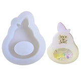 DIY Pear Shaker Mold Silicone Epoxy Resin Molds Jewelry Tool
