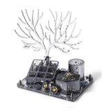 9-Slot Deer Jewelry Display Tray Silicone Mold