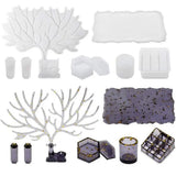 9-Slot Deer Jewelry Display Tray Silicone Mold