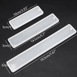 Pen Holder Silicone Mold Desk Organizer Bookmark Ruler Table Decor Resin Crafts