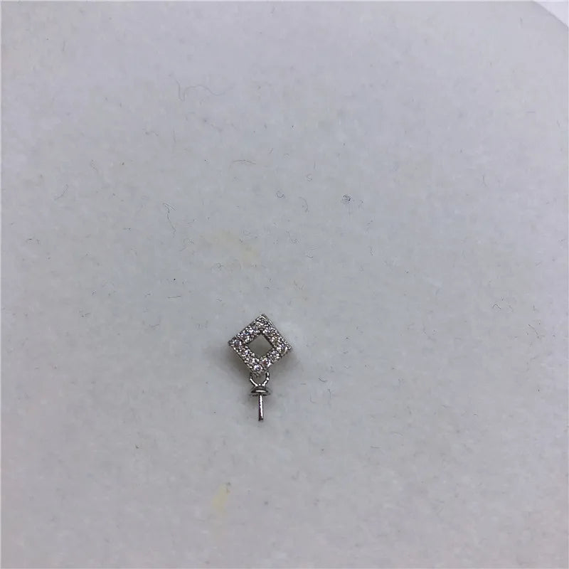 DIY Pendant Base Mount Finding Settings for Pearls Corals Jade Beads 10pcs