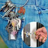 DIY Key Shaped Keychain Moulds Clay Moulds