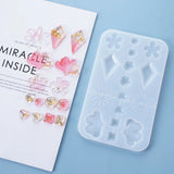 DIY Pendant Silicone Mold UV Epoxy Resin Mold Key Chain Jewelry Making