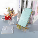 DIY Phone Holder Epoxy Resin Mold Mobile Phone Stand Silicone Mold