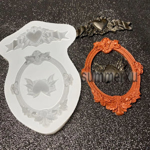 Heart Pendant Silicone UV Resin Molds DIY Jewelry Making
