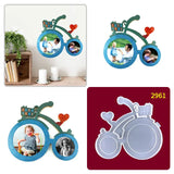 Silicone Mould Bicycle Photo Frame for Resin Crafting