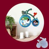 Silicone Mould Bicycle Photo Frame for Resin Crafting