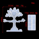Big Tree Photo Frame Silicone Mould for Resin, DIY Wall/Desktop Decor