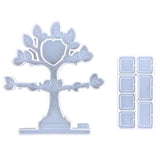 DIY Photo Frame Tree Pendant Epoxy Resin Mold Desktop Decorations Silicone Mould