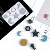 DIY Moon Craft Key Chain Pendant Mold for Resin